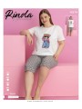 Piżama damskie tureckie,size xl-4xl,paczka 8szt,1kolor