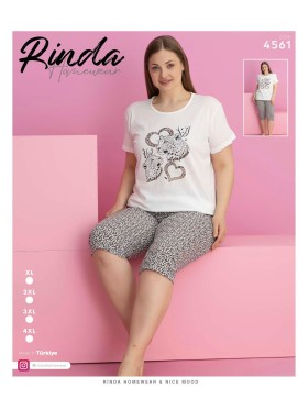 Piżama damskie tureckie,size xl-4xl,paczka 8szt,1kolor