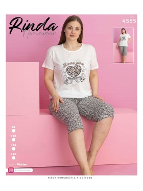 Piżama damskie tureckie,size xl-4xl,paczka 8szt,1kolor