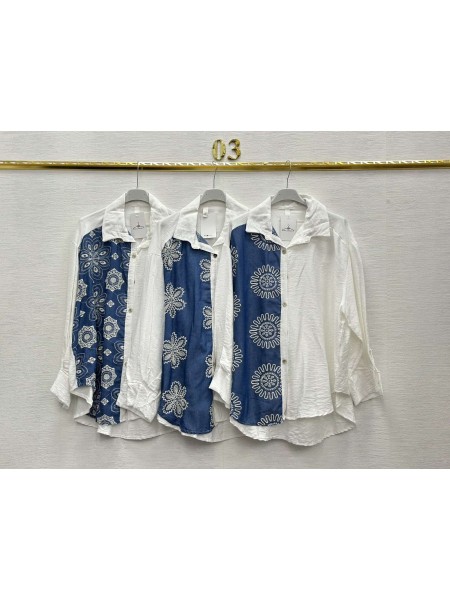 Koszule damskie ,size uni,paczka 6szt,mix kolor