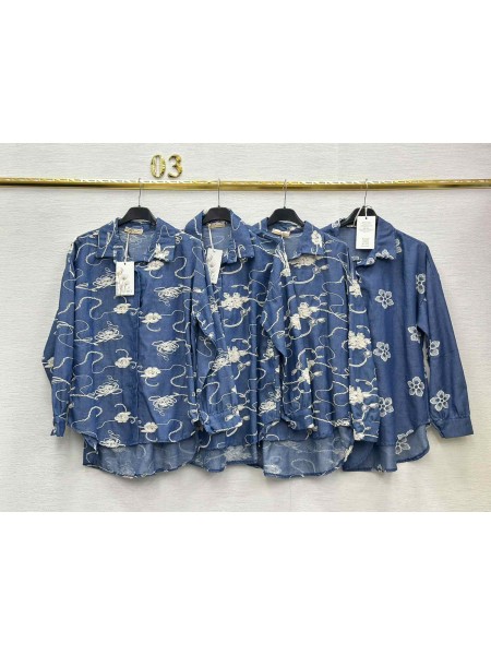 Koszule damskie ,size uni,paczka 6szt,mix kolor