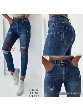 Jeansy damskie ,bigsize 38-48,paczka 10szt ,