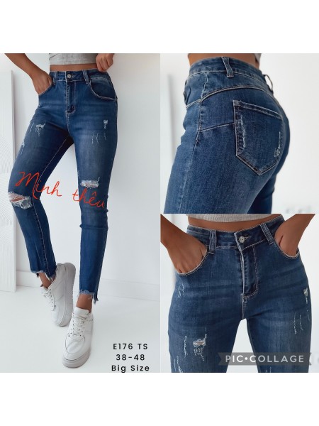 Jeansy damskie ,bigsize 38-48,paczka 10szt ,