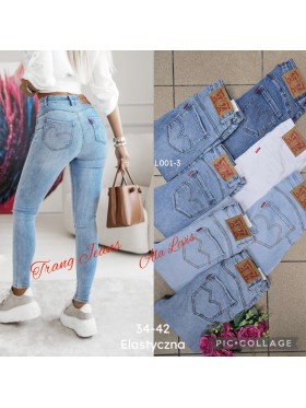 Jeansy damskie ,size 34-42,paczka 10szt ,