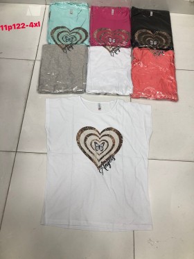 Bluzki damskie , size 2-4XL ,paczka 12szt mix kolor