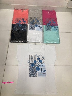 Bluzki damskie , size 2-4XL ,paczka 12szt mix kolor