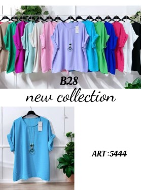 Bluzki damskie wloskie ,size uni ,paczka 6szt,mix kolor