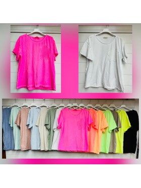 Bluzki damskie wloskie ,size uni ,paczka 6szt,mix kolor
