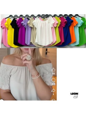 Bluzki damskie  ,size uni ,paczka 6szt,mix kolor