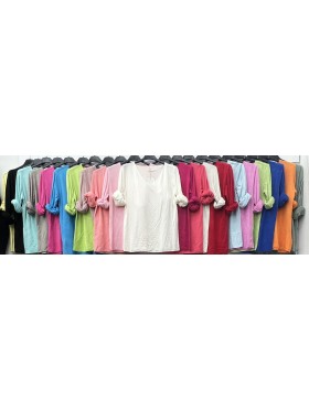 Bluzki damskie  ,size uni ,paczka 6szt,mix kolor