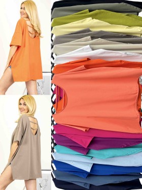 Bluzki damskie wloskie ,size uni ,paczka 6szt,mix kolor