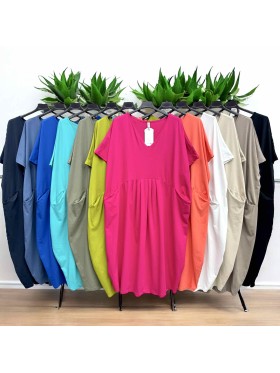 Sukienki damskie wloskie ,size uni ,paczka 6szt,mix kolor