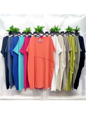 Sukienki damskie wloskie ,size uni ,paczka 6szt,mix kolor