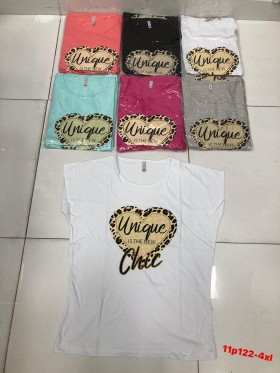 Bluzki damskie , size 2-4XL ,paczka 12szt mix kolor