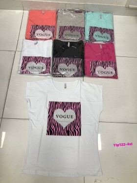 Bluzki damskie , size 2-4XL ,paczka 12szt mix kolor