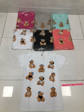 Bluzki damskie , size M-XL ,paczka 12szt mix kolor