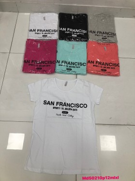 Bluzki damskie , size M-XL ,paczka 12szt mix kolor