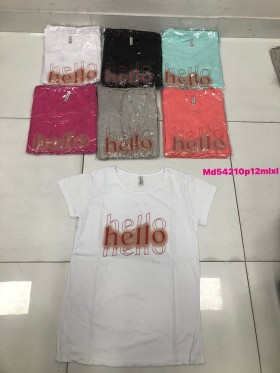 Bluzki damskie , size M-XL ,paczka 12szt mix kolor