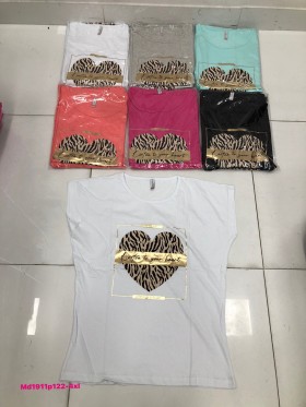 Bluzki damskie , size 2-4XL ,paczka 12szt mix kolor