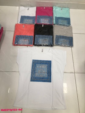 Bluzki damskie , size 2-4XL ,paczka 12szt mix kolor