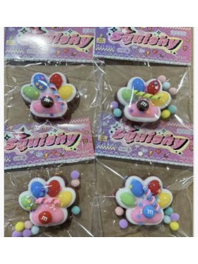 ZABAWKI Squishy. 16SZT / PACZKA, KOLOR JAK NA ZDZIĘCIUU