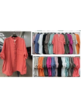Bluzki damskie wloskie, Size uni,paczka 6szt,mix kolor
