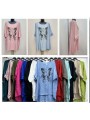 Bluzki damskie wloskie, Size uni,paczka 6szt,mix kolor