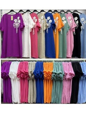 Sukienki damskie wloskie, Size uni,paczka 6szt,mix kolor