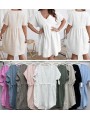 Tuniki damskie wloskie, Size uni,paczka 6szt,mix kolor