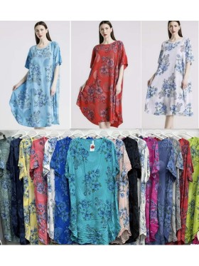 Sukienki damskie wloskie, Size uni,paczka 6szt,mix kolor