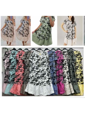 Sukienki damskie wloskie, Size uni,paczka 6szt,mix kolor