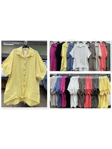 Koszule damskie wloskie, Size uni,paczka 6szt,mix kolor