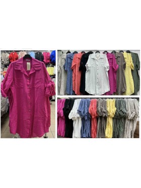 Koszule damskie wloskie, Size uni,paczka 6szt,mix kolor