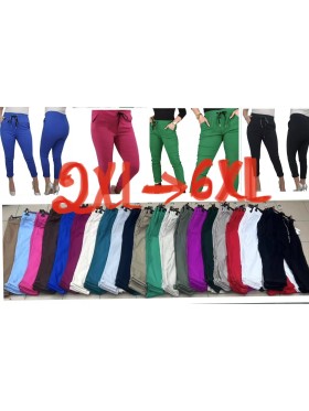 Spodnie damskie wloskie, Size 2xl-6xl,paczka 5szt,1kolor