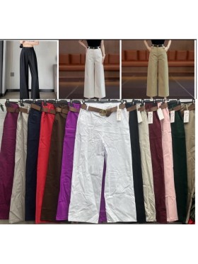 Spodnie damskie wloskie, Size uni,paczka 6szt,mix kolor