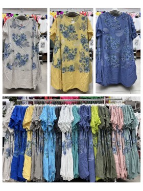 Sukienki damskie wloskie, Size uni,paczka 6szt,mix kolor
