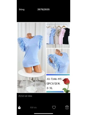 Bluzki damskie , size s-xl ,paczka 12szt,mix kolor