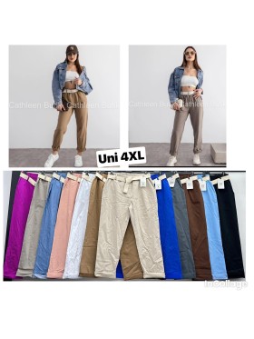 Spodnie damskie Włoski, size uni, paczka 6szt, mix kolor