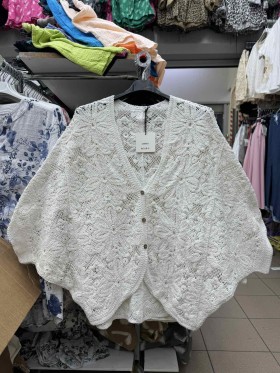 Bluzki damskie Włoski, size uni, paczka 6szt, mix kolor