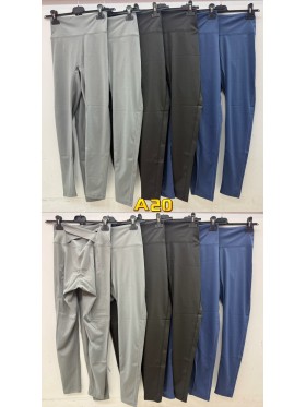 Legginsy damskie Włoski, size uni, paczka 6szt, mix kolor