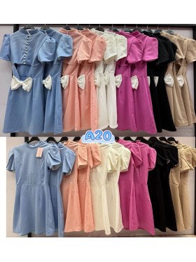 Sukienki damskie Włoski, size uni, paczka 6szt, mix kolor