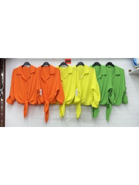 Bluzki damskie Włoski, size uni, paczka 6szt, mix kolor