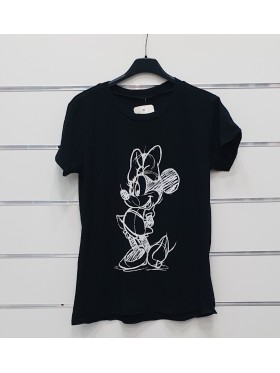 Bluzki damskie Włoski, size uni, paczka 6szt, mix kolor