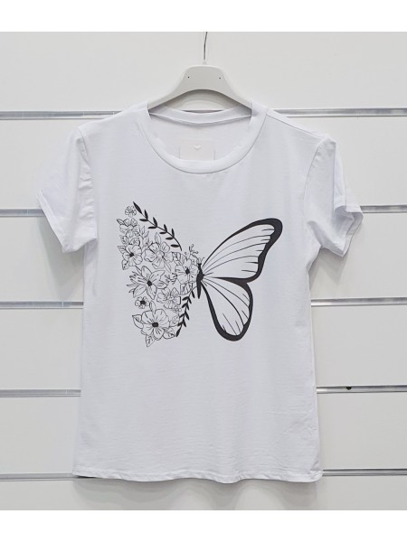 Bluzki damskie Włoski, size uni, paczka 6szt, mix kolor
