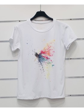 Bluzki damskie Włoski, size uni, paczka 6szt, mix kolor