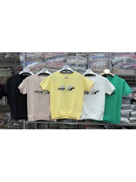 Bluzki damskie , Size uni,paczka 12szt,mix kolor