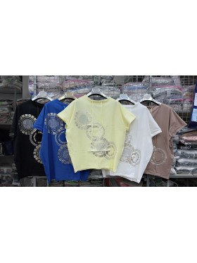 Bluzki damskie , Size uni,paczka 12szt,mix kolor