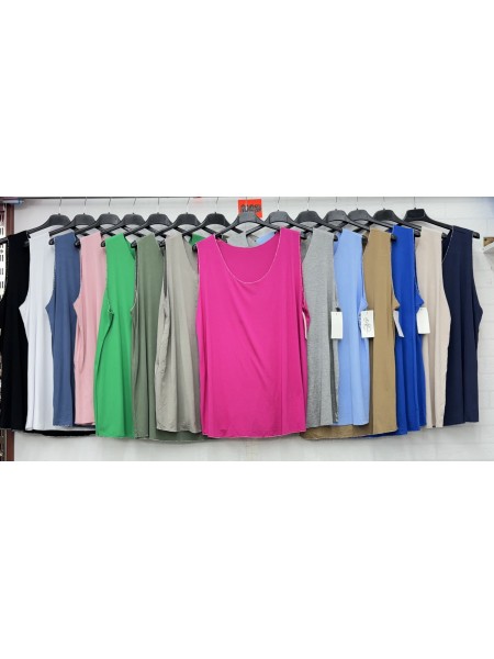 Bluzki damskie Włoski, size uni, paczka 6szt, mix kolor