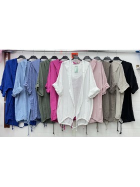 Bluzki damskie Włoski, size uni, paczka 6szt, mix kolor