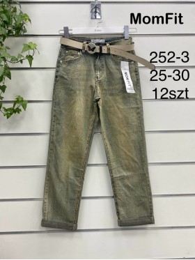 Jeansy damskie ,size 25-30,paczka 12szt ,